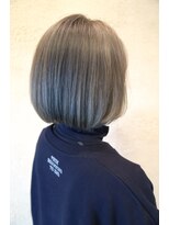 グランデュール 静岡インター通り店(GRANDEUR)&nbsp;ショートボブ／ブリーチonグレージュ