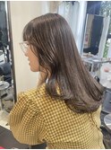 ワンカラーでできる透明感brown