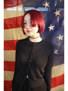 プロミルサロン(Promille salon) レッド×ボブ