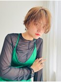 Aimee 町田　ハンサムショート×ナチュラルベージュ
