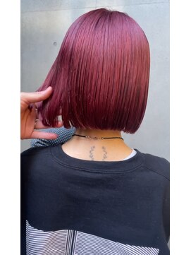 ヴァーディ オモテサンドウ(Vardy omotesando) 表参道ケアブリーチ・カシスカラー・ハイトーンボブ