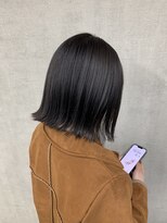 トリコ(ToricO)&nbsp;切りっぱなし×透明感グレージュ　ブルーカラー　ラベンダー