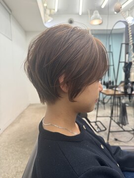 ヒール 銀座(heel) ショートヘア/ショートボブ/グレージュ