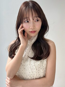 ユーフォリア 銀座本店(Euphoria) ブラウンベージュ 韓国くびれヘア 艶髪 髪質改善トリートメント