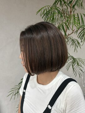 クム 横浜(qumu) ボブ × ナチュラルベージュ【神永】