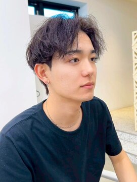 ノエリブ 名駅(noe liv) サーフカール/スパイキーショート/ブルーブラック/名駅37