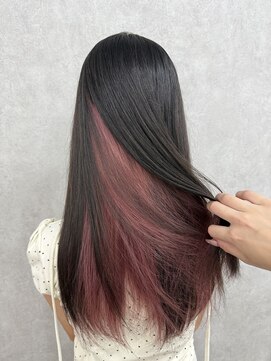 アン ブリーチ 大宮駅東口店(UN BLEACH) ブリーチ１回インナーピンクカラー♪