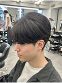 メンズカット/韓国ヘア/メンズパーマ/センターパート