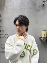 メンズココ メンズパーマ 韓国ヘア 日本橋店(MENS COCO)&nbsp;ニュアンスシースルーセンターパート