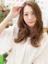 カバーヘア イヴ 戸頭店(COVER HAIR EVE)&nbsp;アシンメトリー外国人風フリンジウェーブh4戸頭戸頭20代30代40代