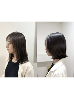 【銀座駅徒歩1分】ダメージレスだからファーストグレイに最適！イノアカラーで自然な美しさを引き出す♪