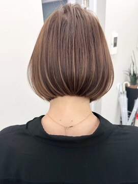 レジスタ バイ ジルブラン 高崎(REGISTA by JIL BLAN) 高崎髪質改善白髪ぼかしハイライトショートボブカット30代40代