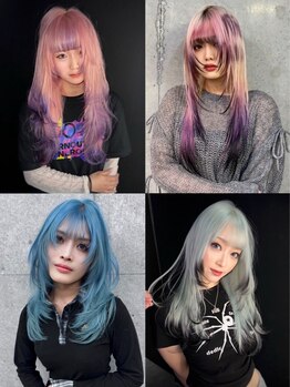 エゴ 池袋(EGO)の写真/トレンドのデザインカラーからインナーカラー・グラデーションカラーなど全ジャンルのデザインカラー可能◎