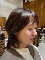 ヘアリゾート粋 リマ 銀座店(lima)&nbsp;ウルフミディ/ブラウンアッシュ/透明感カラー
