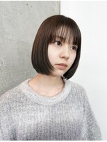 アペロ 柏(Apero)&nbsp;透明感☆くすみベージュ/暗めカラー/ショートボブ/柏美容室