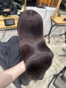 ベル(belle) ブリーチ無しダブルカラーで作るラベンダーカラー