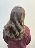 イヤリングカラー×ロング