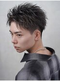 【リバースアッパーショート】ツーブロック刈り上げ爽やかヘア