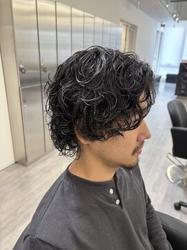 ビカムメンズヘアー 栄店(become men's hair) 大人ウルフなサーフカール