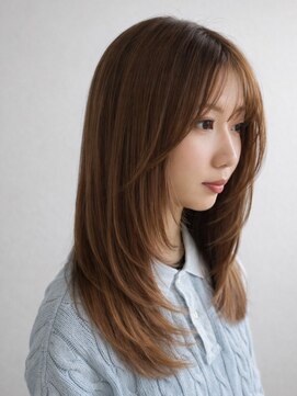 コタ 水戸(COHTA) レイヤーカットミルクティーベージュブリーチなしダブルカラー