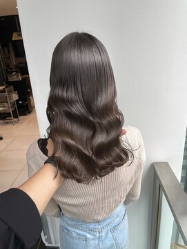 キュア 表参道(CURE) 黒髪/グレージュカラー/ココアベージュ/ヘルシーロング /表参道