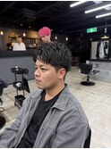 アップバングショート