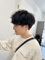 テンション(tension)&nbsp;メンズカットシャドウパーマツイストスパイラルパーマ札幌大通
