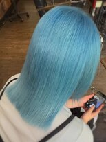 レラート デザイン コスタ 浦和(Relato DESIGN COSTA)&nbsp;2ブリーチ×水色