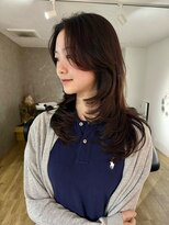 エトワ 中央店(etoi)&nbsp;大分韓国かき上げレイヤーカット大人レイヤー顔まわりレイヤー