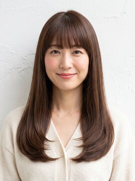 と和 巣鴨 秋艶カラー×まとまる大人上品グラデーションロング