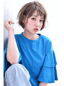 オウル(Owll) ★DISHEL★大人かわいいラフショートX斜めバング