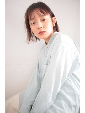 アンド(AND) ワイドバング×ルーズボブ