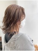 【志治幸佳】インナーカラー+透明感でオシャレに可愛く