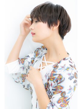 カバーヘア イヴ 戸頭店(COVER HAIR EVE) シースルー艶カラーショートマッシュY戸田公園30代40代50代