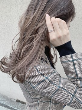 アルコイリスバイドールヘアー(ARCOIRIS by Dollhair) ダークアッシュストカール暖色系カラーグラボブ都島髪質改善大阪