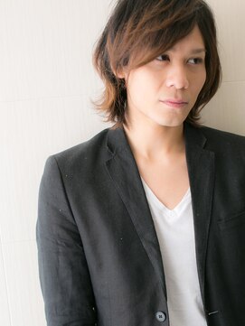 グルーミングサロン バーバー キャッスル 北浦和西口(Grooming salon Barber Castle) 伸びかけカラーのレトロ大人フェザーネオウルフH