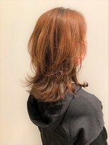 ビーハイブ 一番町店 アヴェダ(BEHIVE)&nbsp;３０代４０代５０代の方オススメ！ネオウルフ×オレンジブラウン