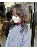 ヘアー アイス ルーチェ(HAIR ICI LUCE) ロングパーマ ウルフパーマ /中西