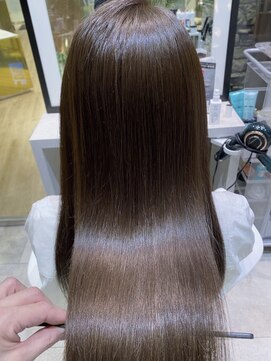 コルソ バイ ケーツー(CORSO by k-two) 艶ダークグレージュ*髪質改善トリートメント*酸性ストレート