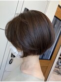 大人可愛いショートボブ