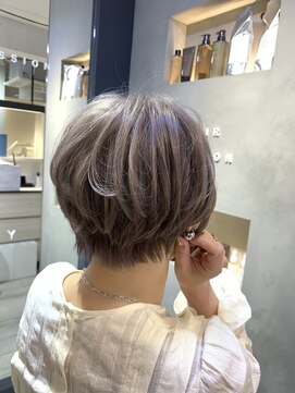 ヘアー ミッション 心斎橋店(hair Mission) ラベージュマッシュショート