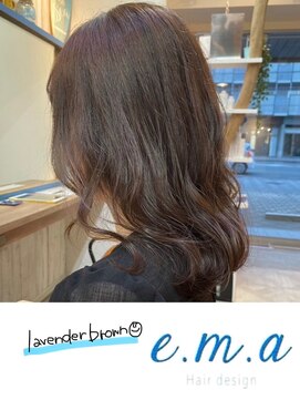 エマヘアデザイン(e.m.a Hair design) ラベンダーブラウン
