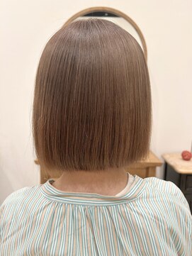 ヘアデザインロアール アリオ倉敷店(Hair Design Loire) ボブ/ミルクティーカラー