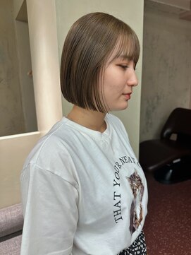 メク(meku) シンプルなフラットボブ＊