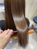シャルマン 六町(CHARMANT) 髪質改善ぷつっとロング×アッシュブラウン