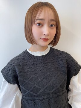 ロット 横浜(lot) ぱつっとボブ/ミニボブ/切りっぱなし横浜駅]