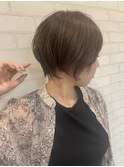 小顔丸みショート