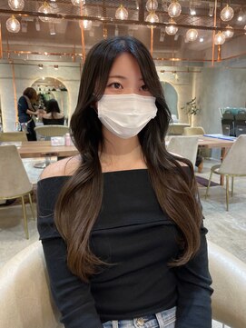 ロンド エスポワール 錦糸町(Lond espoir) 韓国レイヤーカット顔周りくびれシアーカラー髪質改善