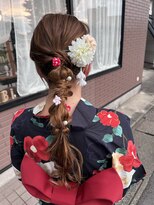 ヒビ(HIBI)&nbsp;浴衣ヘアアレンジ
