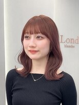 ロンド ブランシュ 錦糸町北口(Lond blanche)&nbsp;イメチェン外ハネボブ美髪ワイドバングミディアム縮毛矯正ボブ